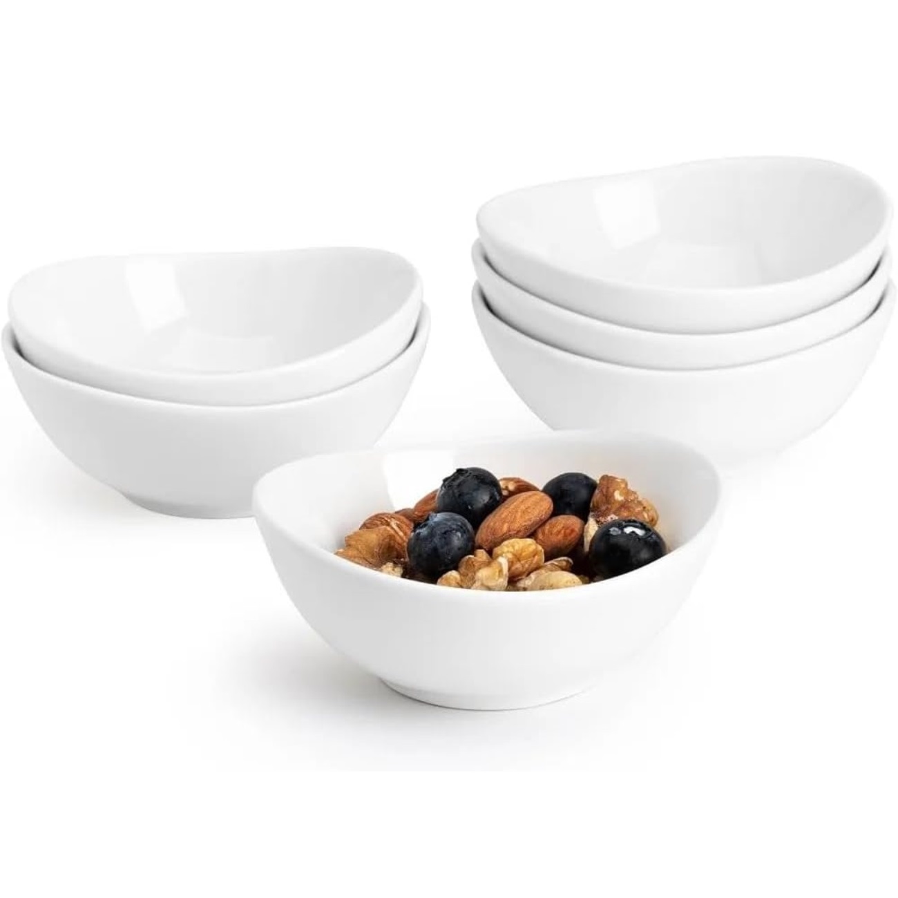 Porcelain Bowls Bowl Tableware Set For Soup Cereal Fruits Rice Microwave Plates Dinner Sets